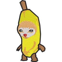 Мем. Кот в банане