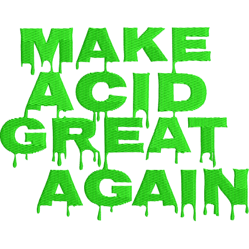 Файл вышивки Make acid great again