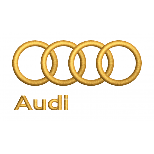 Файл вышивки Audi Кольца 2см