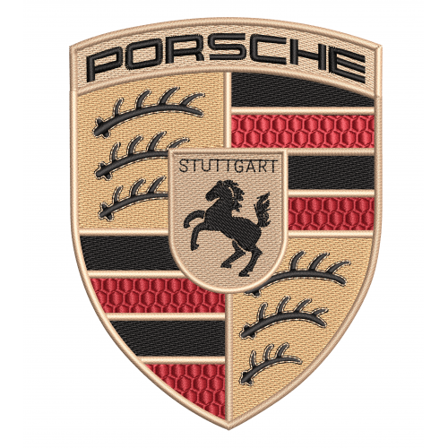 Файл вышивки Логотип Porsche