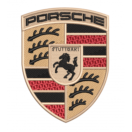 Файл вышивки Маленький логотип Porsche