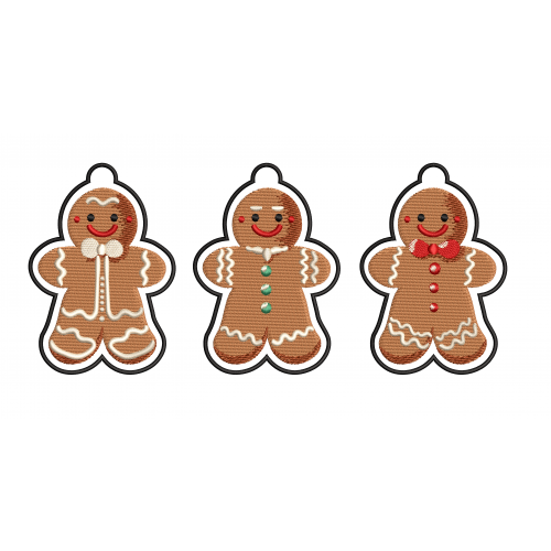 Файл вышивки Пряники с вырезом для люверсов