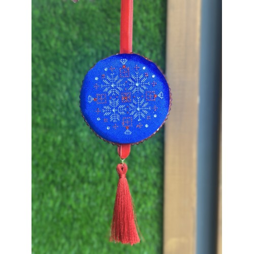 Файл вышивки Набор для игрушки (кокошник и снежинка)