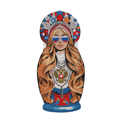 Файл вышивки Русская матрешка