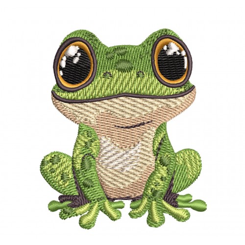 Файл вышивки Милый маленький лягушонок