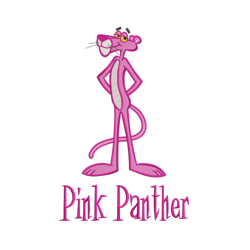 Файл вышивки Розовая пантера мультик