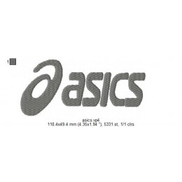Файл вышивки asics