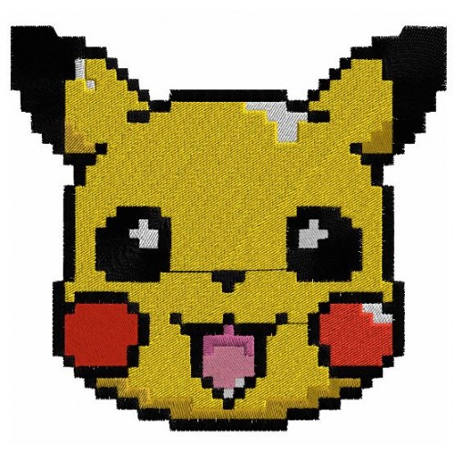 Файл вышивки Pikachu pixel