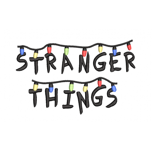 Файл вышивки Очень странные дела / Stranger Things