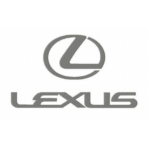 Файл вышивки логотип lexus