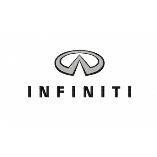 Файл вышивки логотип  infiniti