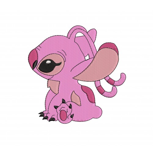 Файл вышивки Ангел / Лило и Стич / Стич розовая / Мультик