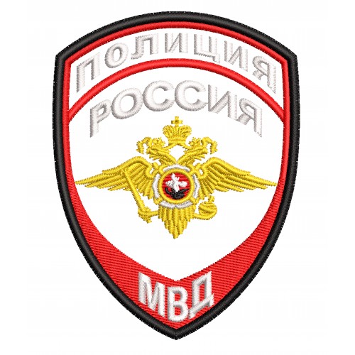 Файл вышивки Шеврон МВД Орел полиция