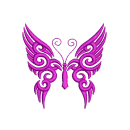 Файл вышивки Бабочка тату