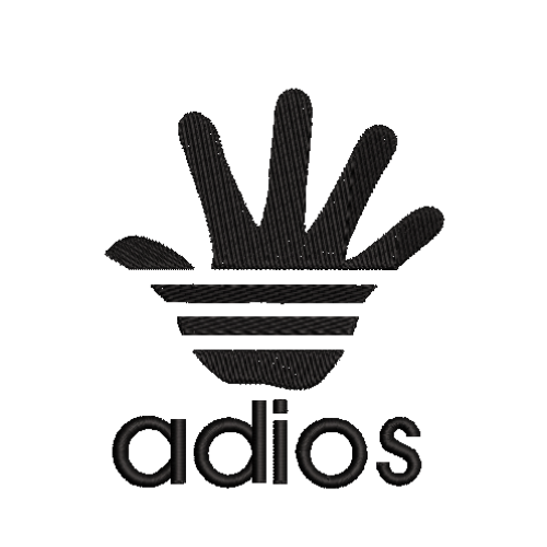 Файл вышивки Adios