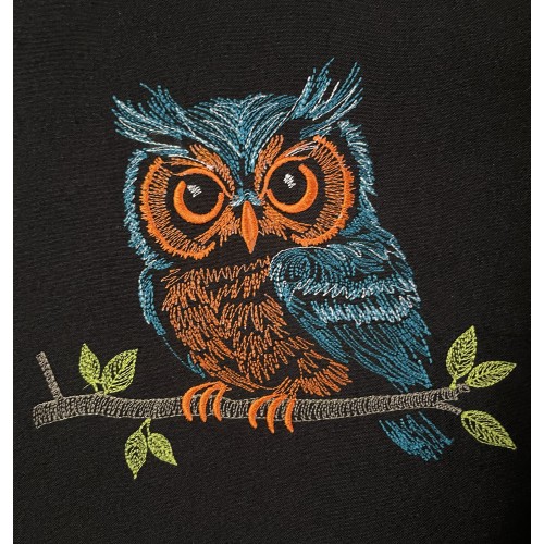 Файл вышивки Сова на ветке_01