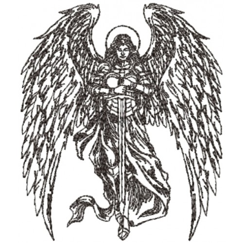 Файл вышивки Мрачный Ангел (Жнец)