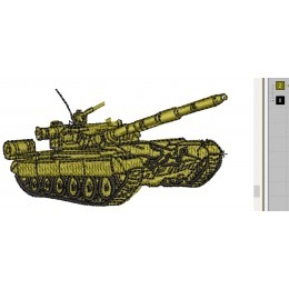 Файл вышивки  Танк Т-72