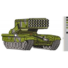 Файл вышивки ТОС-1А «Солнцепёк»