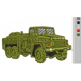 Файл вышивки КРАЗ, бензовоз, наливник, ГСМ, Мод-2