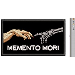 Файл вышивки Memento mori, мементо мори, помни о смерти.