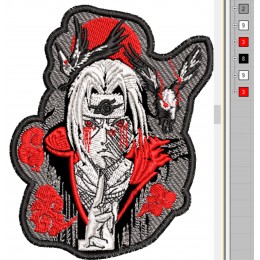 Файл вышивки Итачи Учиха , Itachi Uchiha, аниме