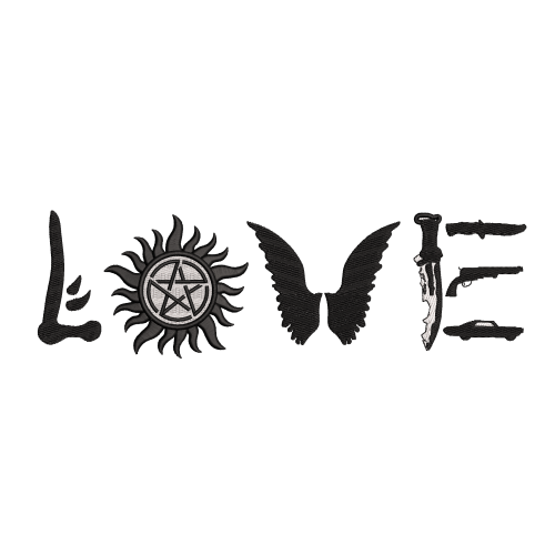 Файл вышивки supernatural / сверхъестественное 