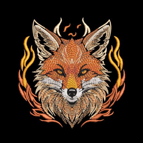 Файл вышивки Лиса. Тотемное животное