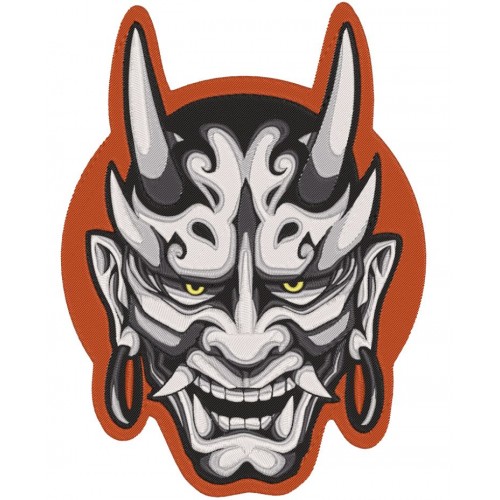 Файл вышивки Demon Mask / Маска демона 