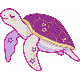 Черепаха милая со звездочками  