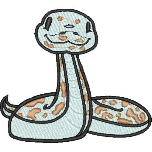 Файл вышивки Змейка милашка