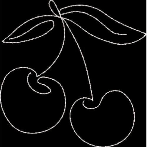 Файл вышивки Вишня строчкой