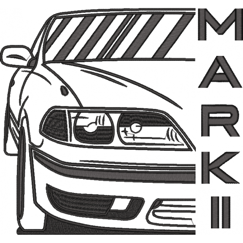 Файл вышивки Машина Марк Toyota Mark 2