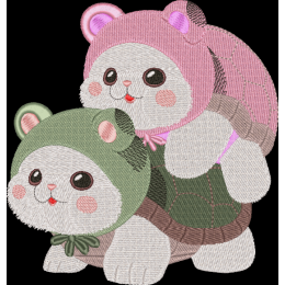 Коточерепашки пара