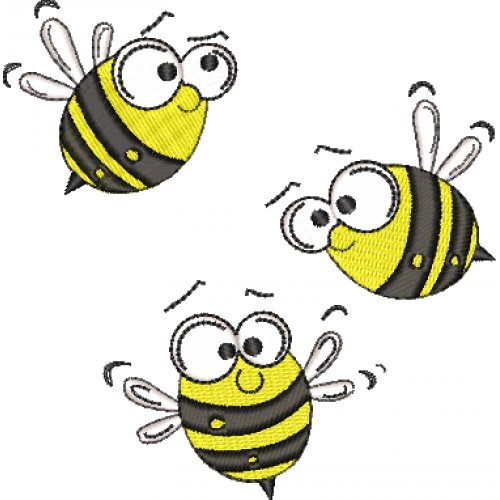 Файл вышивки Три пчелы 