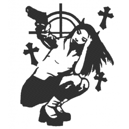 Девушка гот