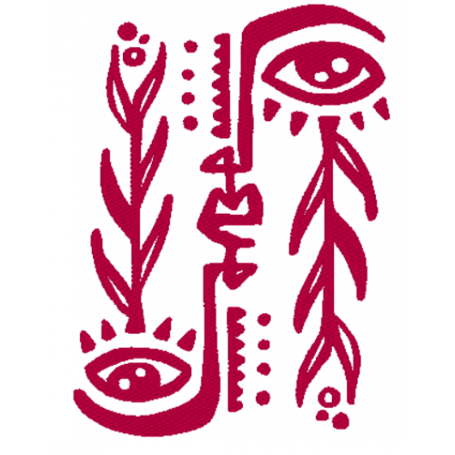 Файл вышивки Узор лицо