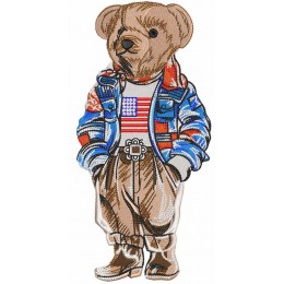 Мишка Polo Ralph Lauren в майке usa