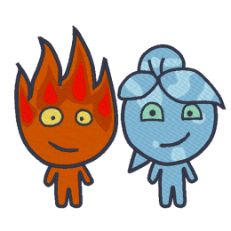 Огонь и вода парный / Эмбер и Уэйд элементарно