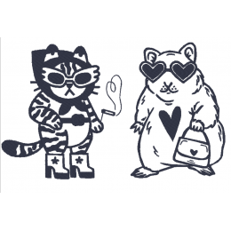 Кот и Хомяк