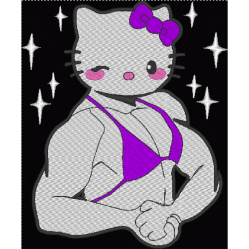 Файл вышивки Hello Kitty качок