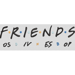 Друзья сериал надпись