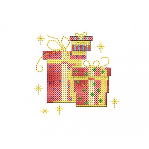 Файл вышивки Новогодние подарки