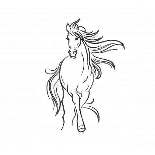 Файл вышивки Строчный скакун