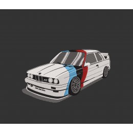 Файл вышивки  Стальная Грация BMW