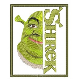 Файл вышивки Шеврон Шрек