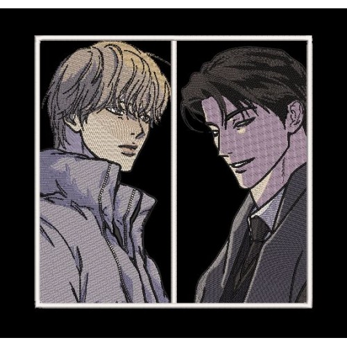 Файл вышивки Герои анимэ 