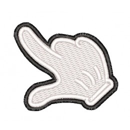 Патч Указательный палец 3*4см