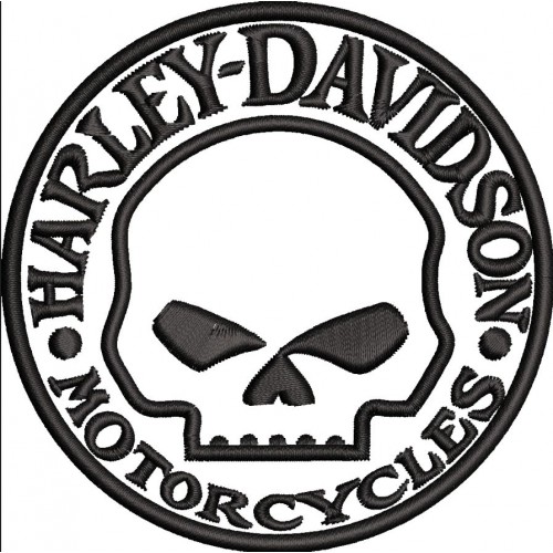 Файл вышивки Шеврон Harley-Davidson