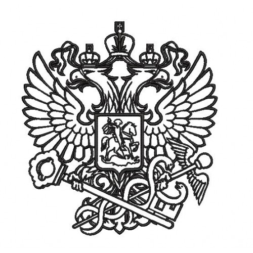 Файл вышивки Герб орел ФНС